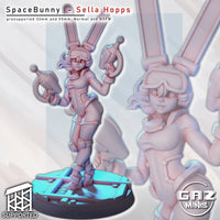 Gaz-250903 Retro Space Bunny Hopps