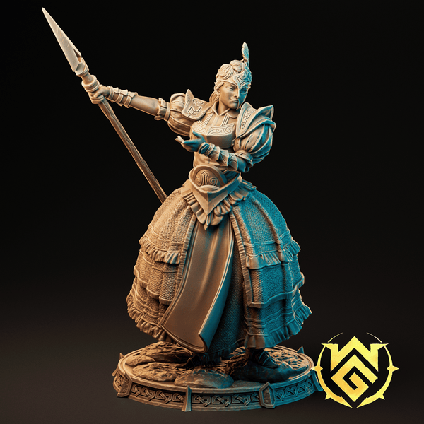 Wgm-250603 Royal Spearguard Human Fighter