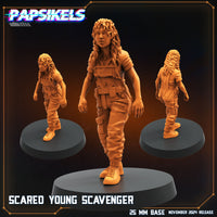 pap-2411s13 SCARED YOUNG SCAVENGER