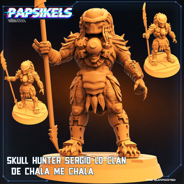 Pap-crmx14 SKULL HUNTER SERGIO LO CLAN DE CHALA ME CHALA