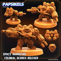 pap-2207s12 SPACE RAMBUTAN COLONIAL SCORCH BELCHER