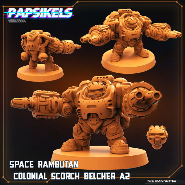 pap-2207s13 SPACE RAMBUTAN COLONIAL SCORCH BELCHER A2