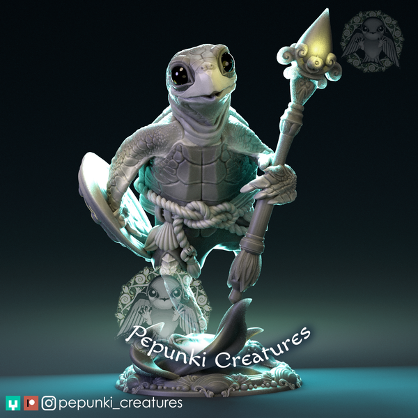 Ppnk-240604 Sea Turtle with spear