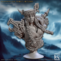 ag-2509b06 Skjarnhilda Frost Jotunn (bust)