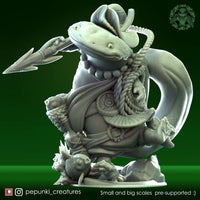 Ppnk-230401 Hellbender Giant Salamander Fisherman