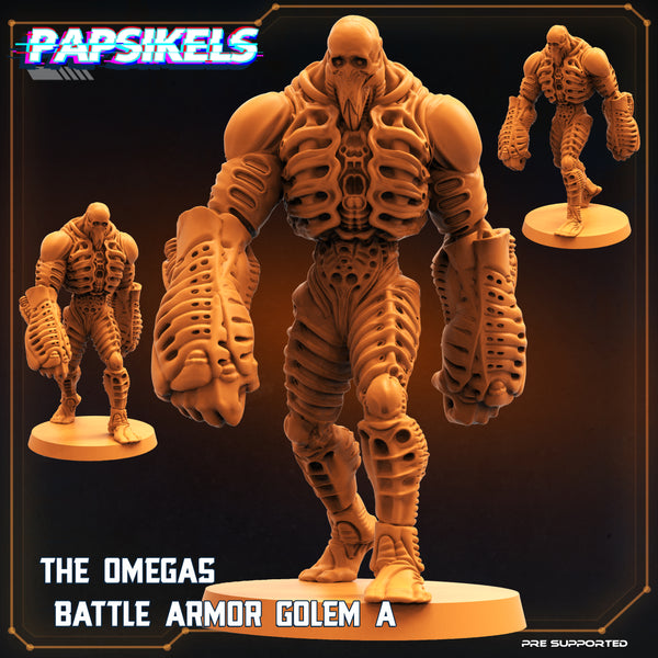 pap-2207s15 THE OMEGA BATTLE ARMOR GOLEM A