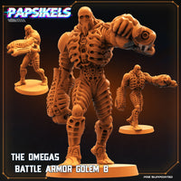 pap-2207s16 THE OMEGA BATTLE ARMOR GOLEM B