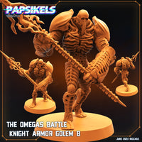 pap-2306s14 THE OMEGA BATTLE KNIGHT ARMOR GOLEM B