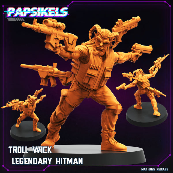 pap-2505c17 TROLL WICK LEGENDARY HITMAN