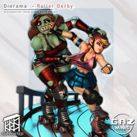 Gaz-250703 Roller Derby Diorama
