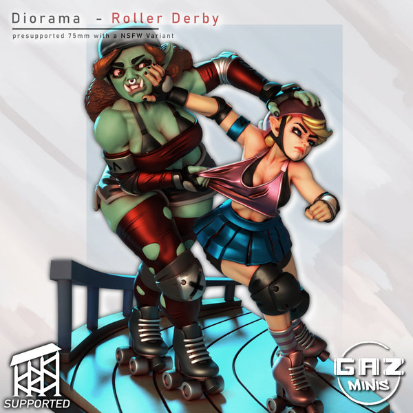 Gaz-250703 Roller Derby Diorama