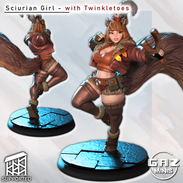 Gaz-250102 Sciurian Girl with Twinkletoes