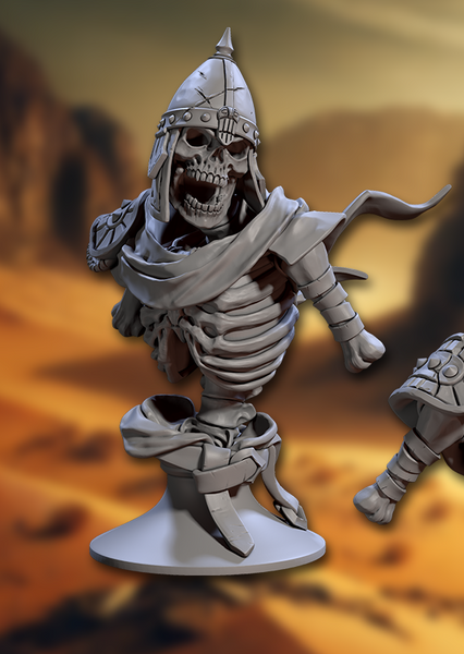 ag-2505b06 Tombsworn Skeleton I (Bust)