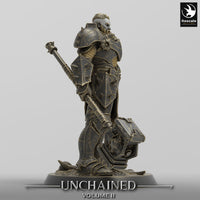 Lop-240582 Unchained Soldier Warrior BigHammer Stand