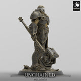 Lop-240582 Unchained Soldier Warrior BigHammer Stand