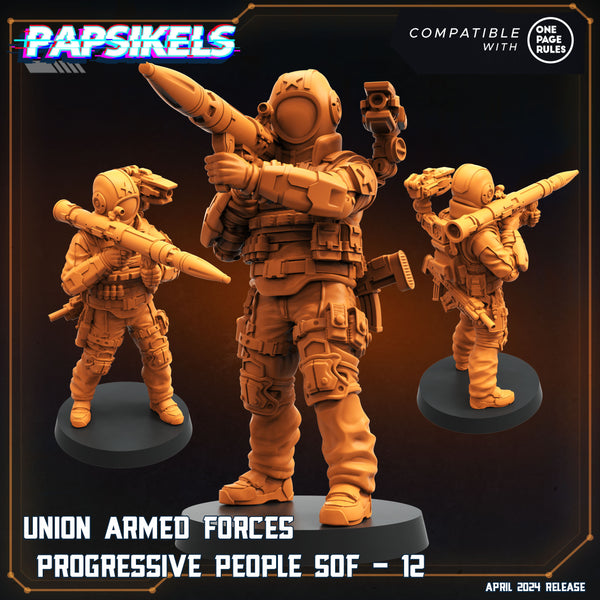 pap-2404s32 UNION ARMED FORCES PROGRESSIVE PEOPLE SOF 12