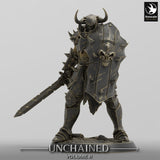 Lop-240588 Unchained Soldier Warrior Sword Block