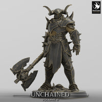 Lop-240574 Unchained Soldier Warrior Axe Look