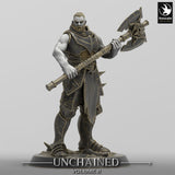 Lop-240577 Unchained Soldier Warrior BigAxe Look