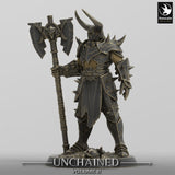 Lop-240578 Unchained Soldier Warrior BigAxe Pose