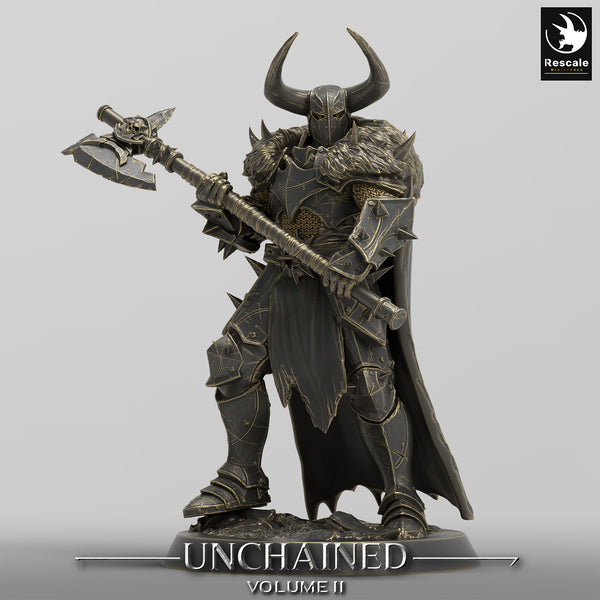 Lop-240575 Unchained Soldier Warrior Axe Ready