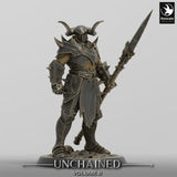 Lop-240584 Unchained Soldier Warrior Spear Alone