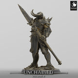 Lop-240584 Unchained Soldier Warrior Spear Alone