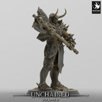 Lop-240579 Unchained Soldier Warrior BigAxe Stand