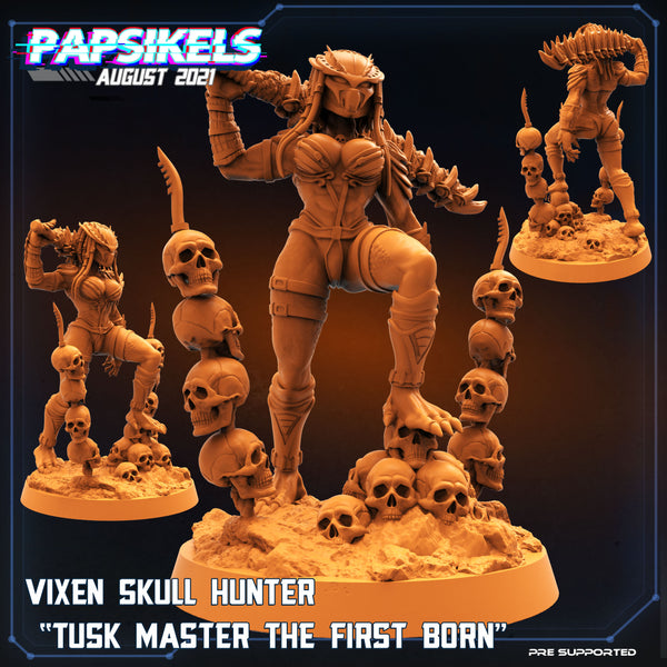 pap-2108s13 VIXEN SKULL HUNTER FIRST BORN