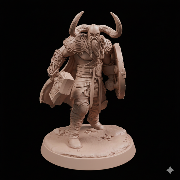 Lop-251028 Vargir Raider Hammer ShieldC