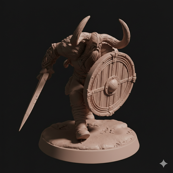 Lop-251031 Vargir Raider Sword Shield