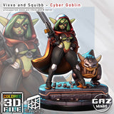 Vixxo Chrome Cyber Goblin