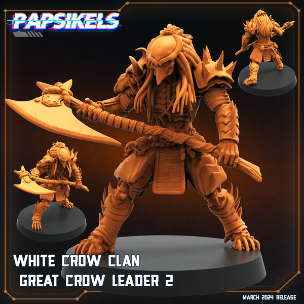 pap-2403s16 WHITE CROW CLAN GREAT ELDER LEADER 2