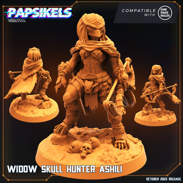 pap-2310s09 WIDOW SKULL HUNTER ASHILI