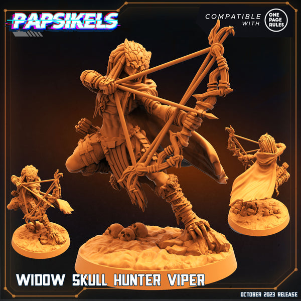 pap-2310s13 WIDOW SKULL HUNTER VIPER