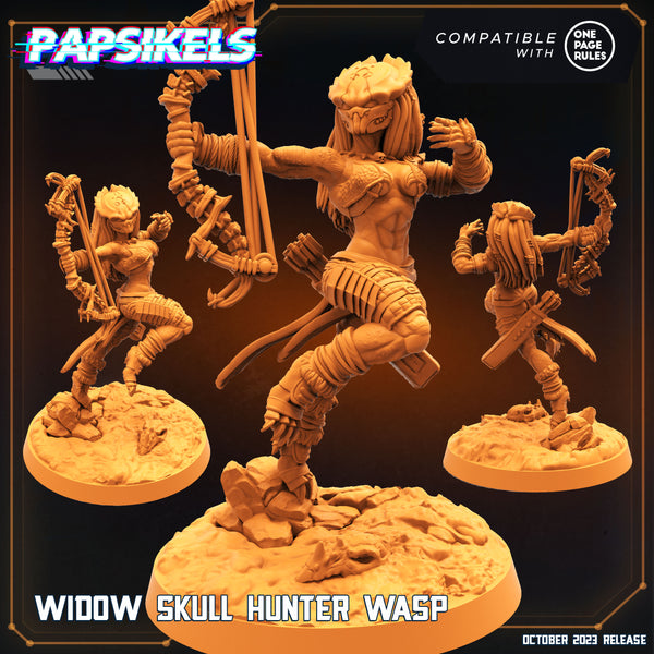 pap-2310s14 WIDOW SKULL HUNTER WASP