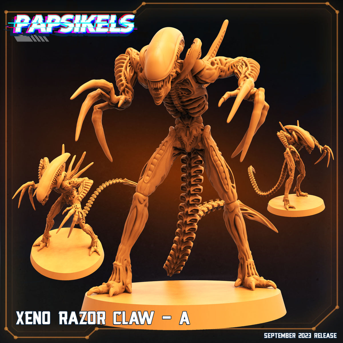 pap-2309s13 XENO RAZOR CLAW A – サベージランドミニチュア