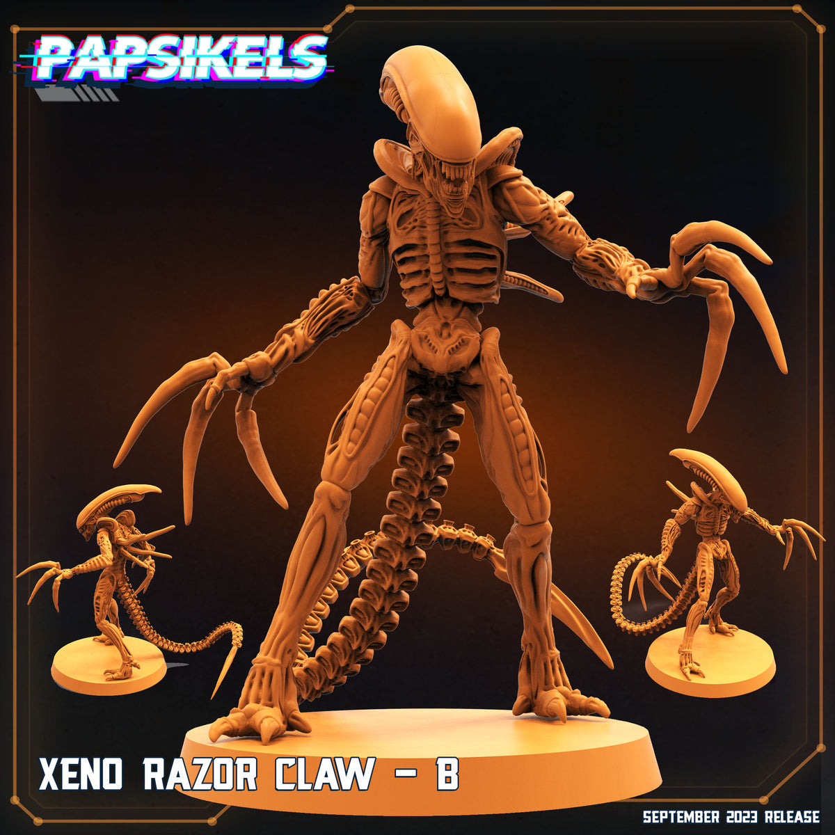 pap-2309s14 XENO RAZOR CLAW B – サベージランドミニチュア