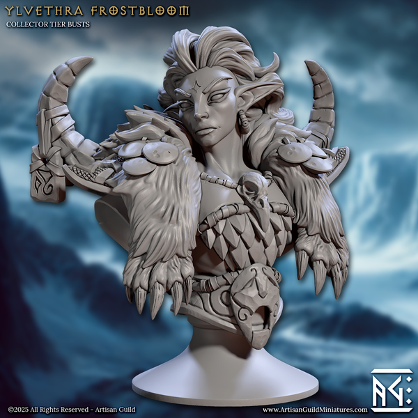 ag-2509b07 Ylvethra Frostbloom (Bust)