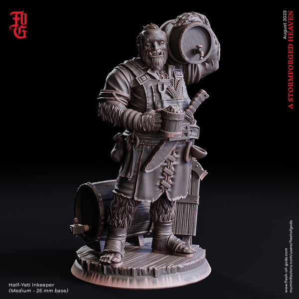 Fog-230832 NPC - Half-Yeti Inkeeper 75mm