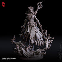 Fog-231021 Hero - Ariael, the Whisperer (Tiefling Sorceress) 75mm