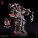 Fog-240119 Hero - Brondar, Death Domain Cleric (Human Cleric) 75mm