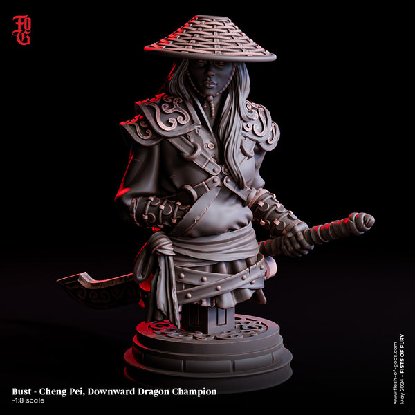 Fog-240501 Bust - Cheng Pei, Downward Dragon Champion