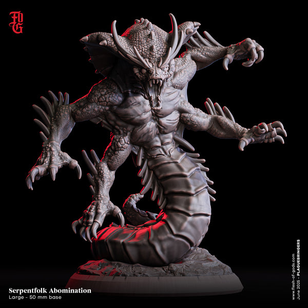 Fog-250611 Enemy - Serpentfolk Abomination