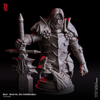 Fog-250701 Bust - Bonvric, The Oathbreaker