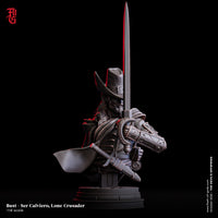 Fog-251002 Bust - Ser Calviero, Lone Crusader