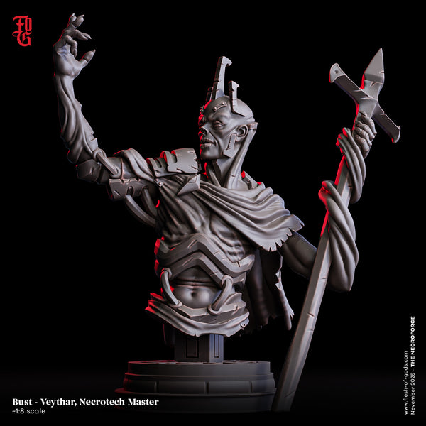 Fog-251102 Bust - Veythar, Necrotech Master