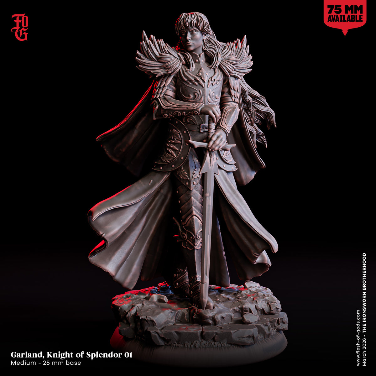 Fog-260319 Hero - Garland, Knight of Splendor 1 – サベージランドミニチュア