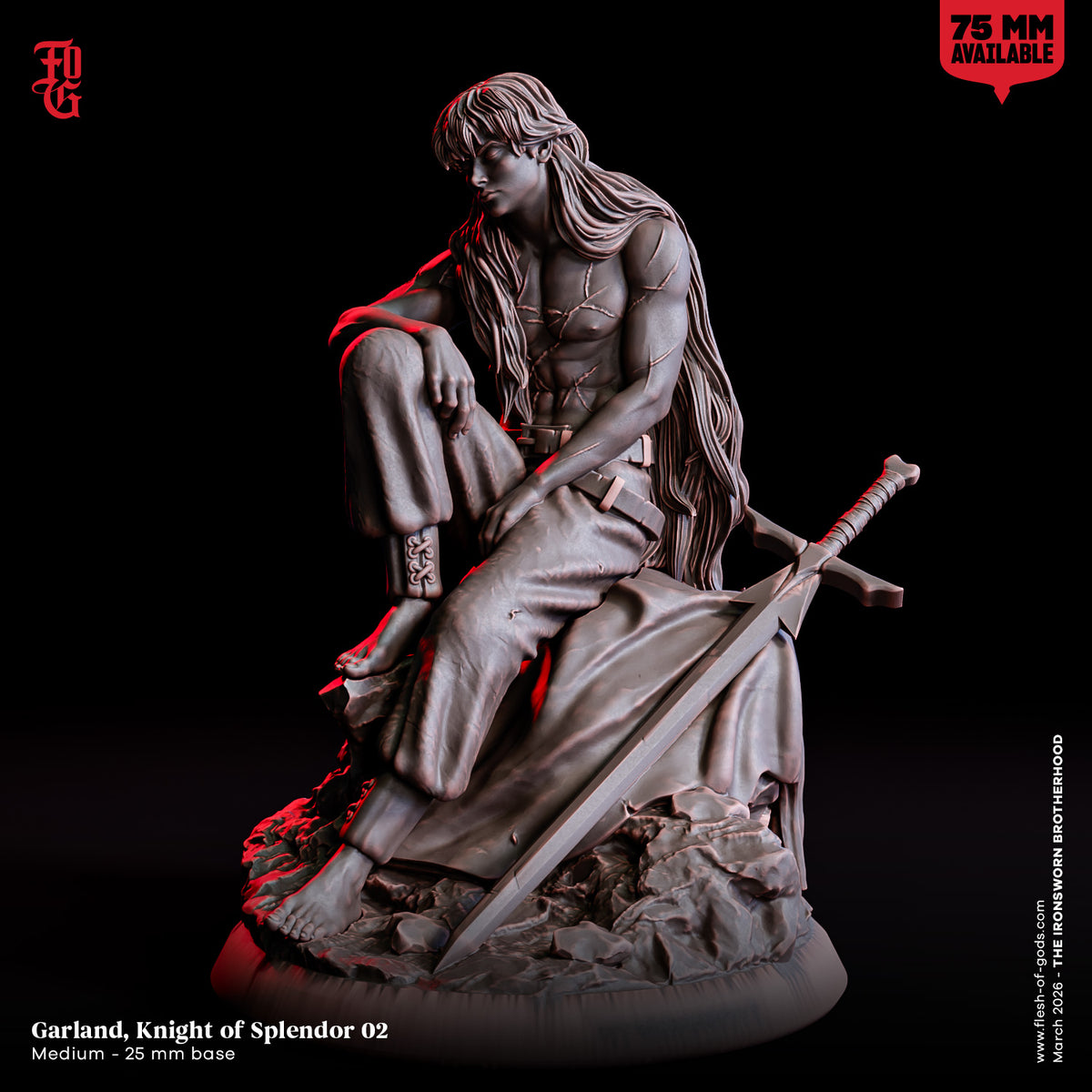 Fog-260320 Hero - Garland, Knight of Splendor 2 – サベージランドミニチュア
