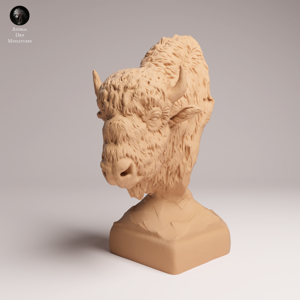 Anml-250902 american bison bust